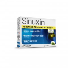 Sinuxin®, prehransko dopolnilo namenjeno zdravju dihal*, 16 vrečk